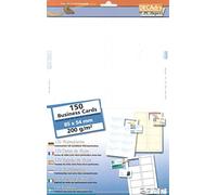DECADRY Pochette 150 cartes de visite blanches MicroLine - 200g 85 x 54 mm
