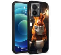 Decahouy Coque de téléphone HMD Fusion 5G, légère et souple en TPU résistant aux chocs, coque de protection intégrale pour HMD Fusion 5G 2024, recharge sans fil, motif vache Highland sérieuse