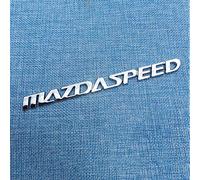 DECAIK Autocollant Emblème de Logo de Voiture pour Mazda Mazdaspeed, Autocollant de Badge de Logo de Voiture Décoration de Décalcomanie, Voiture Accessoires,B Silver