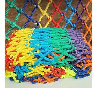 DECAKE Filet de sécurité coloré en Corde de Nylon pour Jeux d'extérieur, Filet Anti-Chute pour Plantes grimpantes, pour escaliers, balcons et Aires de Jeux