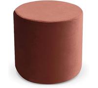 DECAKE Tabouret Pouf Repose-Pieds Pouf Rond, Repose-Pieds en Velours Siège De Repose-Pieds Peu Encombrant Repose-Pieds Nordique Adapté À La Chambre À Coucher Salon Couloir-28x28x20cm(11x1