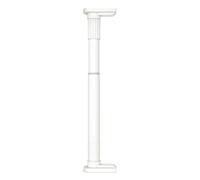 DECAKE Tringle à Rideau télescopique 55-368 cm, Tringle à Rideau télescopique, Tringle à Rideau télescopique à Ressort, pour ustensiles de Cuisine, Salle de Bain, Armoire, ID 27/32 mm (co