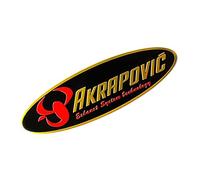 Decal d'autocollant de Moto en Aluminium 3D for décoration de Moto de Silencieux d'échappement akrapovic (Color : Oval 14cm)