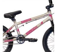 Decalart Kit de 11 autocollants pour cadre vélo BMX universels couvre-rayures FREE STYLE street race sport aventure graphiques pour bmx renouveler cadre L101 (041 Fuchsia)