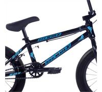 Decalart Kit de 11 autocollants pour cadre vélo BMX universels couvre-rayures FREE STYLE street race sport running graphiques pour bmx renouveler cadre L102 (053 bleu léger)