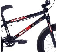 Decalart Kit de 11 autocollants pour cadre vélo BMX universels couvre-rayures works street race sport road graphiques pour bmx renouveler cadre L100 (modèle C)