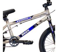 Decalart Kit de 11 autocollants pour cadre vélo BMX universels couvre-rayures works street race sport road graphiques pour bmx renouveler cadre L100 (modèle A)