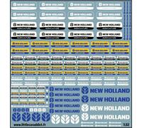 décalcomanie à l'eau, 1:32, Agricole, New Holland, maquette, diorama, miniature