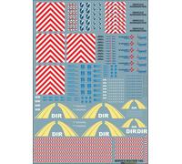 Décalcomanie à l'eau A4, DDE, DIR, ASF, sécurité autoroute, custom, maquette