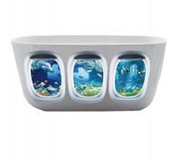 Décalcomanie baignoire Aquarium salle de bain monde sous-marin fenêtre autocollant 20x30cm 3x