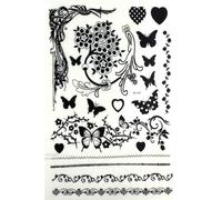 Décalcomanie Enfant Transfert À Sec Papillons 15x23 Cm 2 Feuilles - Megacrea Diy