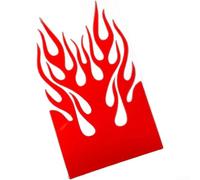 Décalcomanie Flame Résistante aux Intempéries Décalcomanie Flame(Red)