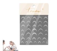 Décalcomanies à ongles auto-adhésives, décalcomanies à ongles pour vernis gel | Autocollants d’ de couleur dégradée pour femmes,Autocollants pour de vacances, design en forme de pour fête