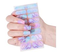 Décalcomanies à ongles uniques sans temps de séchage Nécessaires Lumineux et élégant pour les étudiants Professionnels et Voyageurs Ongles brillants naturels