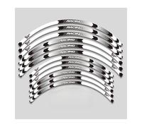 Décalcomanies Autocollants Réfléchissants Imperméables pour Jantes Moto Accessoires Rayures Roues pour Y&amaha pour Tenere 700(Style 13)