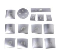 Décalcomanies Boutons Compatible Avec Benz Pour Pour G500 2013 Autocollants Bouton Intérieur Kit Remplacement D'autocollant Lève-vitre Voiture