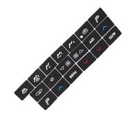 Décalcomanies Boutons Compatible Avec Buick Pour Lacrosse 2005 2006 2007 2008 2009 1 Autocollant Réparation Intérieure Bouton Noir Remplacement Décalcomanie Contrôle Climatique