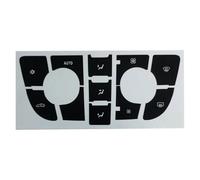 Décalcomanies Boutons Compatible Avec Holden Pour Astra 2009-2015 Autocollants Bouton Intérieur Autocollant Réparation Tableau Bord Autocollants Contrôle Climatique CD MP3 Ensemble(Size1)