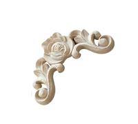 Décalcomanies d'appliques de roses fleurs sculptées sur bois | Plusieurs tailles for la décoration intérieure et l'artisanat de meubles : accessoires for la maison(B-9cmx9cm)