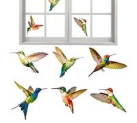 Décalcomanies de fenêtre d’oiseau - Autocollants réfléchissants UV double