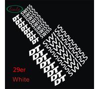 Décalcomanies De Nom De Jante De Vélo,Autocollants De Roue De Vtt,Décalcomanies De Roue De Vélo,Décoration De Vélo,Film Vinyle,Marque,16 Pièces,2 Roues Par Ensemble - Type 29er White