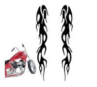 Décalcomanies de voiture avec flammes - Décalcomanies graphiques en vinyle réfléchissantes, ensemble de décoration extérieure de véhicule, kit d'accessoires de style automobile, design haute