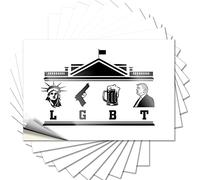 Décalcomanies de voiture Banger-LGBT-Liberty Guns Beer Sticker Trump Boîte à outils Autocollants pare-chocs autocollants pour fenêtres (12 x 18 cm)