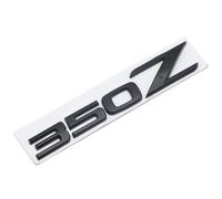 Décalcomanies D'insigne Logo pour Nissan 350Z 370Z Fairlady, Logo 3D Voiture Emblème Badge Autocollants Décoration Autocollant Rechange Plaque Autocollant,350Z- Black