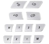 Décalcomanies D'intérieur Compatible Avec Benz Pour C Class Pour C250 C280 C300 2008 2009 2010 2011 2012 2013 Autocollants Couverture Bouton Commutation Déverrouillage Pour Porte De Voiture