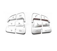 Décalcomanies D'intérieur Compatible Avec Benz Pour CLA Class Pour C117 X117 2015 2016 2017 2018 2019 Autocollants De Couverture De Bouton De Commutation De Volant Intérieur De Voiture