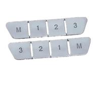 Décalcomanies D'intérieur Compatible Avec Benz Pour GL Class 2013 2014 2015 Sièges De Pour Porte De Voiture Réglage 1 2 3 M Bouton Poussoir Autocollant Accessoires Intérieurs Remplacement