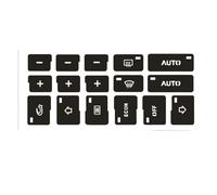 Décalcomanies D'intérieur Compatible Avec Pour A4 2000 2001 2002 2003 2004 Voiture AC Climatisation Bouton Réparation Autocollants Autocollants Bouton Autocollant Réparation Ensemble