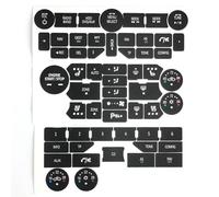 Décalcomanies D'intérieur Compatible Avec Saab Pour Gen Car Interior Multimedia AC Control Button Kit Réparation Autocollants De Voiture Autocollants Remplacement Autocollants Kit D'étiquettes