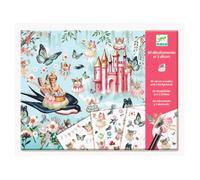 Décalcomanies - DJECO - Au pays des fées - Multicolore - Rose - Loisir créatif