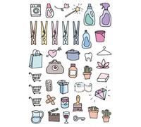 Décalcomanies Hebdomadaire A5