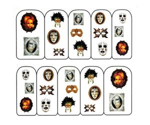 Decalcomanies Medaillon - Carnaval De Venise Beauty Nails Re102