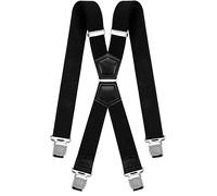 Decalen Bretelles Homme Larges Réglable Élastique Extra Fort 4 Clips en forme X