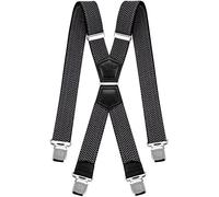 Decalen Bretelles Homme Larges Réglable Élastique Extra Fort 4 Clips en forme X