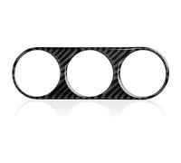 Décals bouton voiture Compatible Avec Dodge Pour Challenger 2008 2009 2010 2011 2012 2013 2014 Autocollant De Garniture De Panneau De Bouton De Commande De Motif En Fibre De Carbone De Voiture