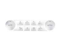 Décals réparation bouton Compatible avec Benz la Classe GLK X204 2008 2009 2010 2011 2012 Autocollant pour cache bouton climatisation monobloc console centrale