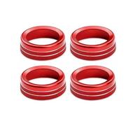 Décals réparation bouton Compatible avec Toyota pour Tacoma 2016 2017 2018 2019 2020 2021 2022 Garniture intérieure Bouton commutation climatisation AC Anneau autocollant