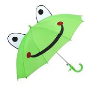 decalsweet Parapluie Transparent 3D Grenouille, Léger Parapluie Cloche