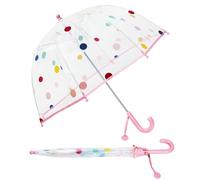 decalsweet Parapluie - Transparent - Anti-Vent - Long Cloche, Parapluie Enfant Transparent Cloche Robuste et Stable, Parapluie Dôme Garcon Fille Parapluies Cannes