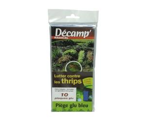DECAM RADICAL 10308 - Piège à Glu pour Nuisible Trips - 10 Pièces - Bleu