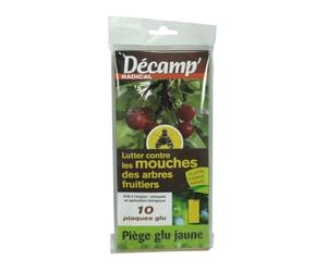 DECAM RADICAL 10309 - Piège à Glu Mouche d'Arbre Fruitier - 10 Pièces