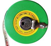 Décamètre 20 m avec Manivelle - Mètre Ruban Longue Portée, Boîtier Résistant, Graduation Précise mm/cm, Rembobinage Rapide - Idéal Chantier, Jardin et Topographie