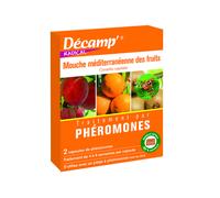 DECAMP-Phéromones anti-mouche méditerranéenne des fruits Décamp - Les deux capsules