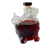 Décanter Pour Alcools - Verrerie En Tortue Drôle Et Transparente | Carafe à Whisky en Forme de Tortue,Cadeau pour Homme, Anniversaire Papa, Bar Maison pour Vin, Bourbon, Vodka, Tequila et Cocktail