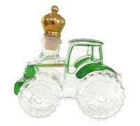 Décanteur à alcool | Bouteille de whisky en verre avec motif tracteur | Article de décoration intérieure de bouteille vide | Pour vin Vodka Brandy Tequila Bar Bureau Hommes Papa Compl