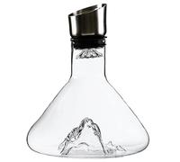 Décanteur à vin avec aérateur - Décanteur avec aérateur intégré | Décanteur de filtration en verre de 1500 ml avec distributeur | Aérateur de vin élégant pour les amateurs de vin